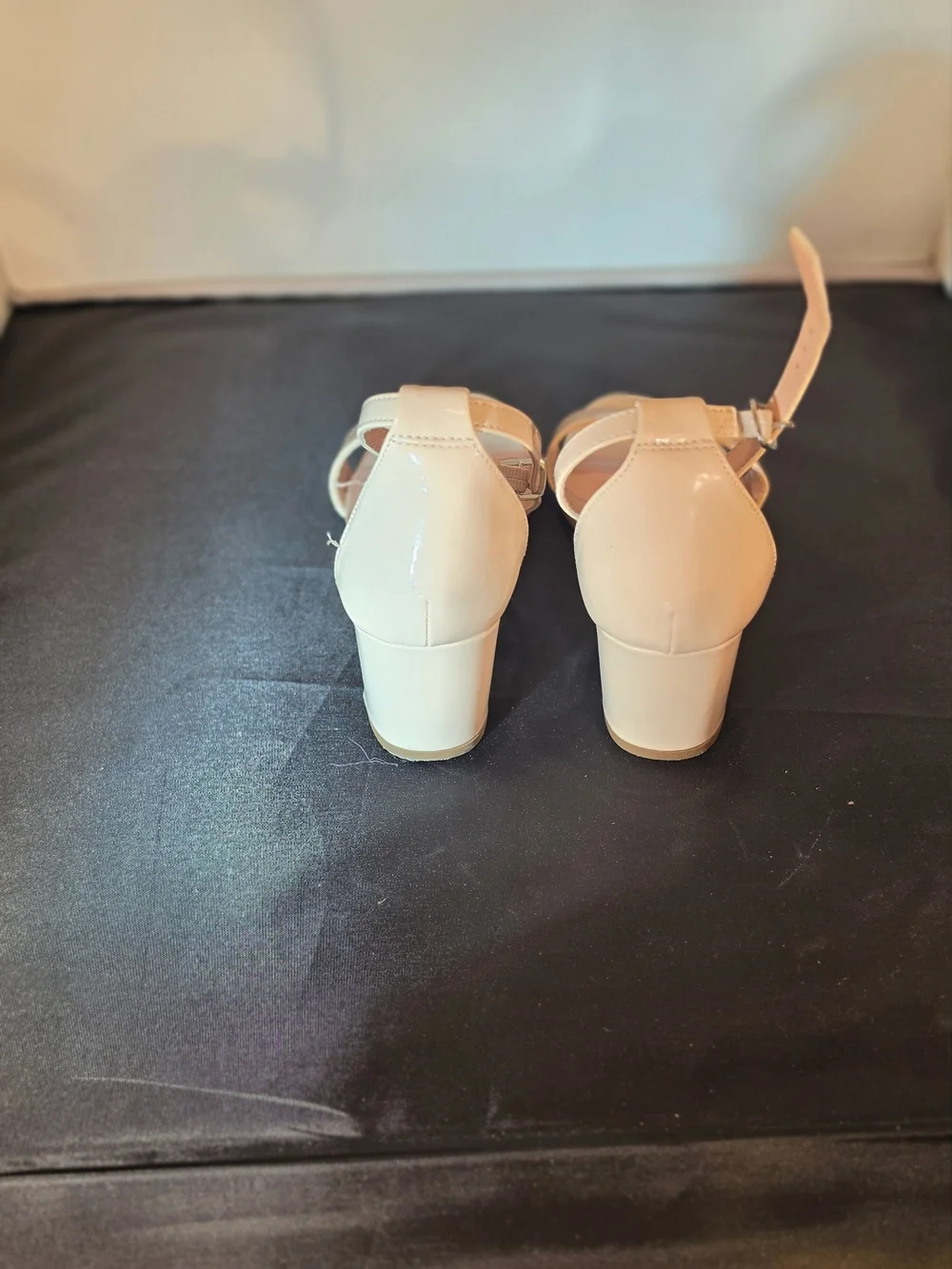 Steve Madden Girls Two-Tone Ankle-Strap Sandals in Pink and Cream